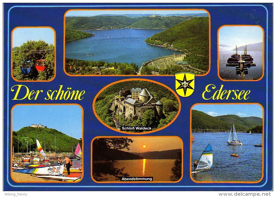 Edersee - Mehrbildkarte 1 - Edersee (Waldeck)