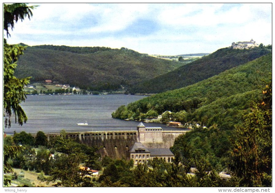 Edersee - Mit Sperrmauer Und Schloß Waldeck 1 - Edersee (Waldeck)