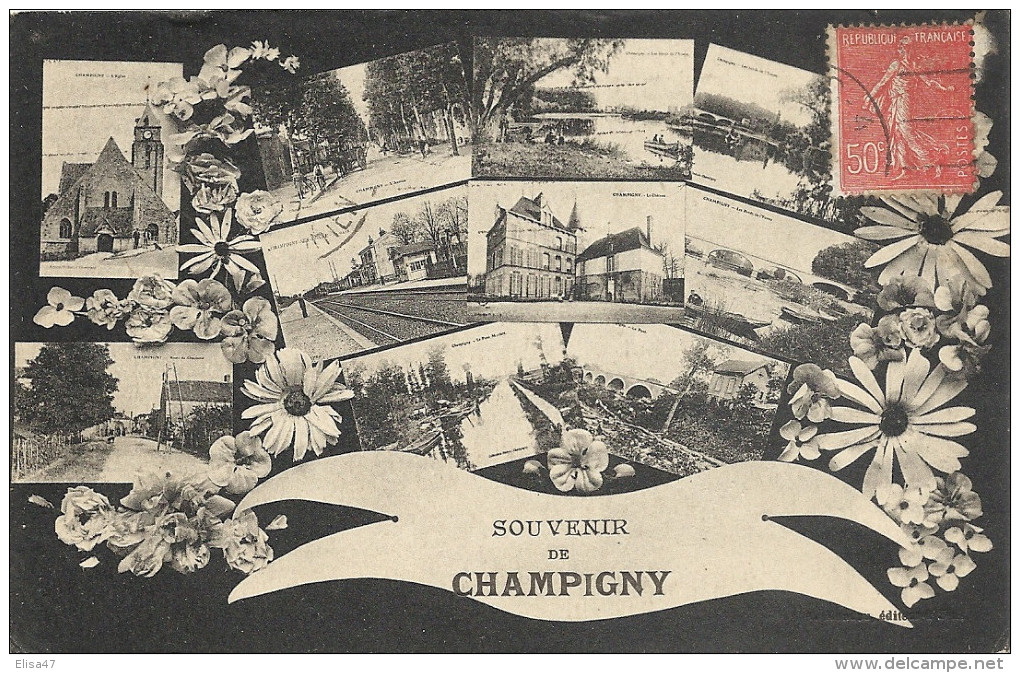 89    CHAMPIGNY  SOUVENIR  DE  CHAMPIGNY - Champigny