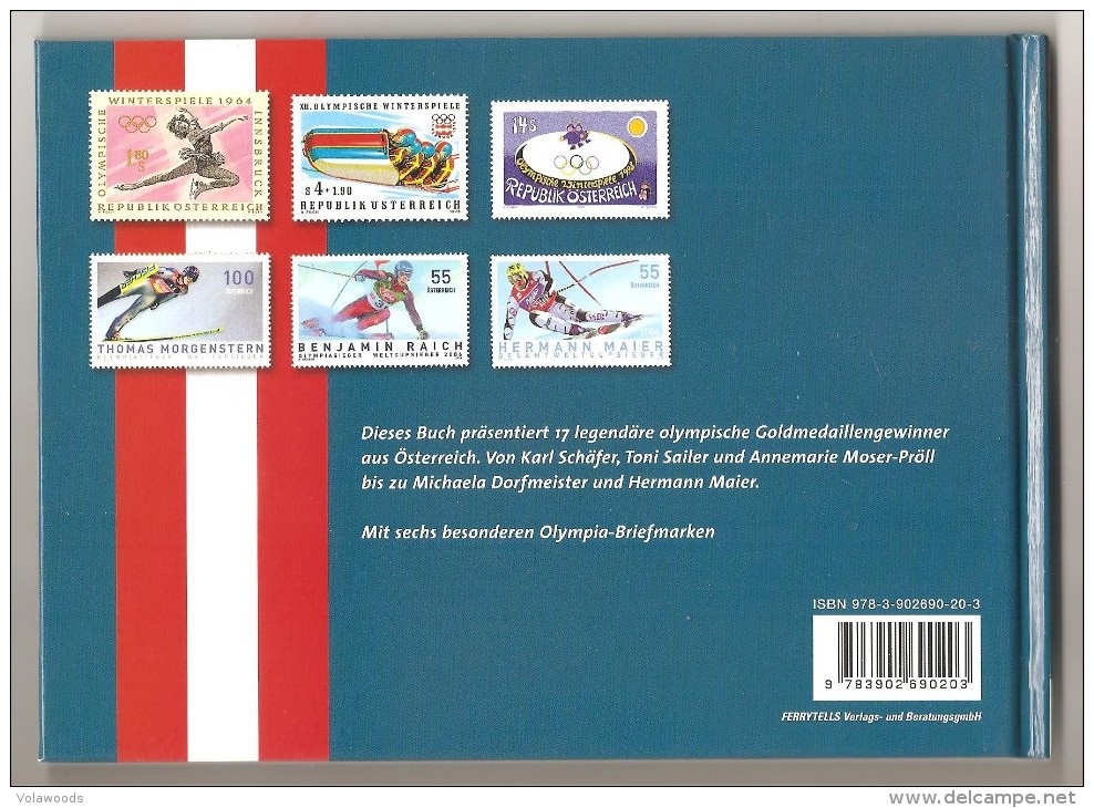 Austria - Libretto Prestige: Leggende Austriache Dei Giochi Olimpici Invernali - Collections