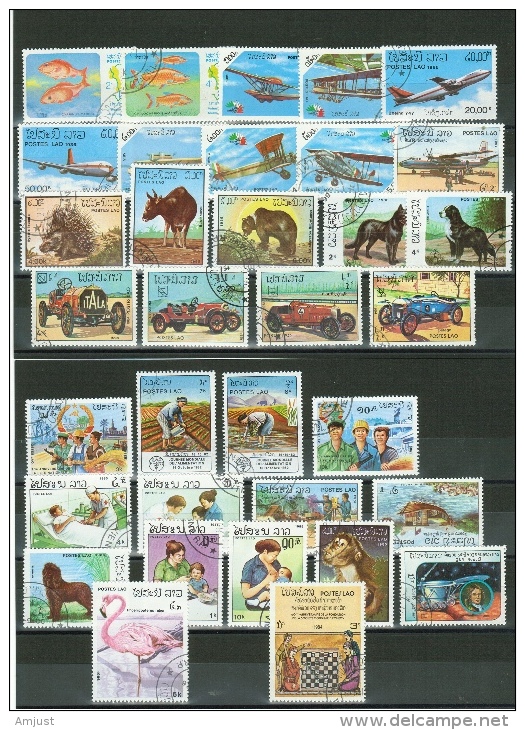 Laos // Lot De Timbres - Laos