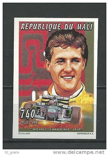 Mali YT 760 Non Dentelé " Michael SChumacher " 1995 Neuf** - Malí (1959-...)