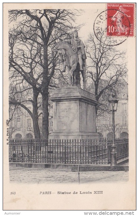 PARIS ( 75 )  Statue De Louis 13 - Statues