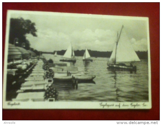 AK Berlin Tegel Segelsport Auf Dem Tegeler See 1935 - Tegel