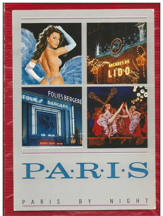 PARIS -  PARIS BY NIGHT - Détail D'une Affiche D'Aslan - 1987 - Paris By Night