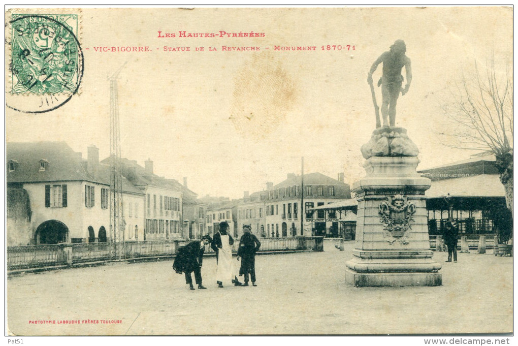 65 - Vic Bigorre : Monument De La Revanche - Vic Sur Bigorre