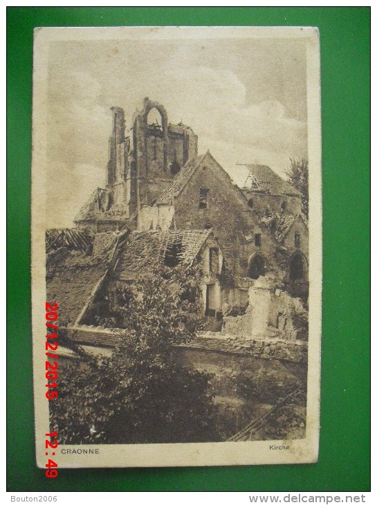 Craonne 1915 Kirche Eglise - Craonne