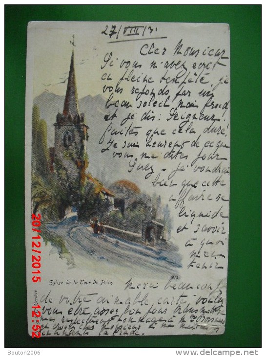 La Tour De Peilz 1931 L'Eglise - La Tour-de-Peilz