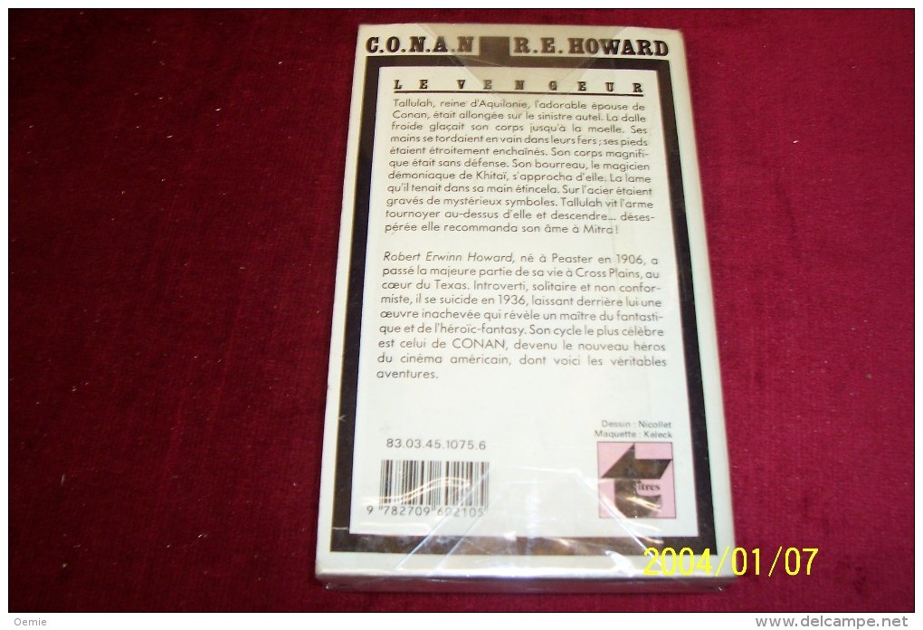 RE HOWARD  °  CONAN  LE VENGEUR  No 63 - Other & Unclassified