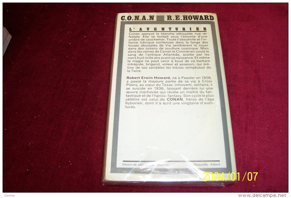 RE HOWARD  °  CONAN  L'AVENTURIER   No 23 - Sonstige & Ohne Zuordnung