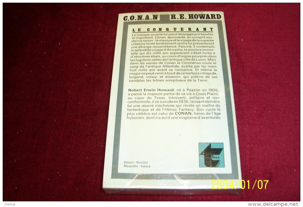 RE HOWARD  °  CONAN  LE CONQUERANT    No 33 - Other & Unclassified