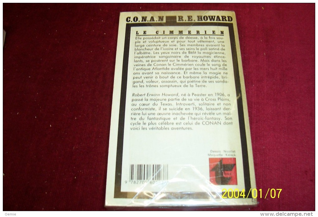 RE HOWARD  °  CONAN  LE  CIMMERIEN    No 54 - Other & Unclassified