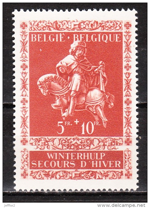 612V5** Point Blanchâtre Au-dessus Du I De BELGIQUE - Variété VARIBEL - MNH** - LOOK!!!! - 1931-1960