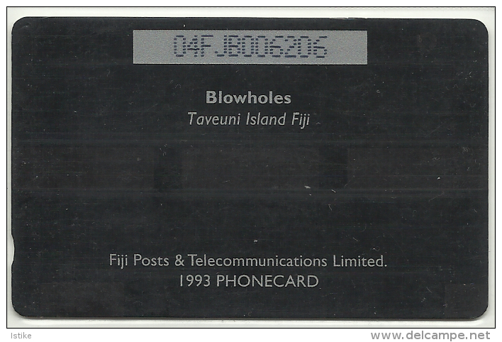 Fiji, Post & Telecom,Taveuni Island, Blowholes. - Fidschi