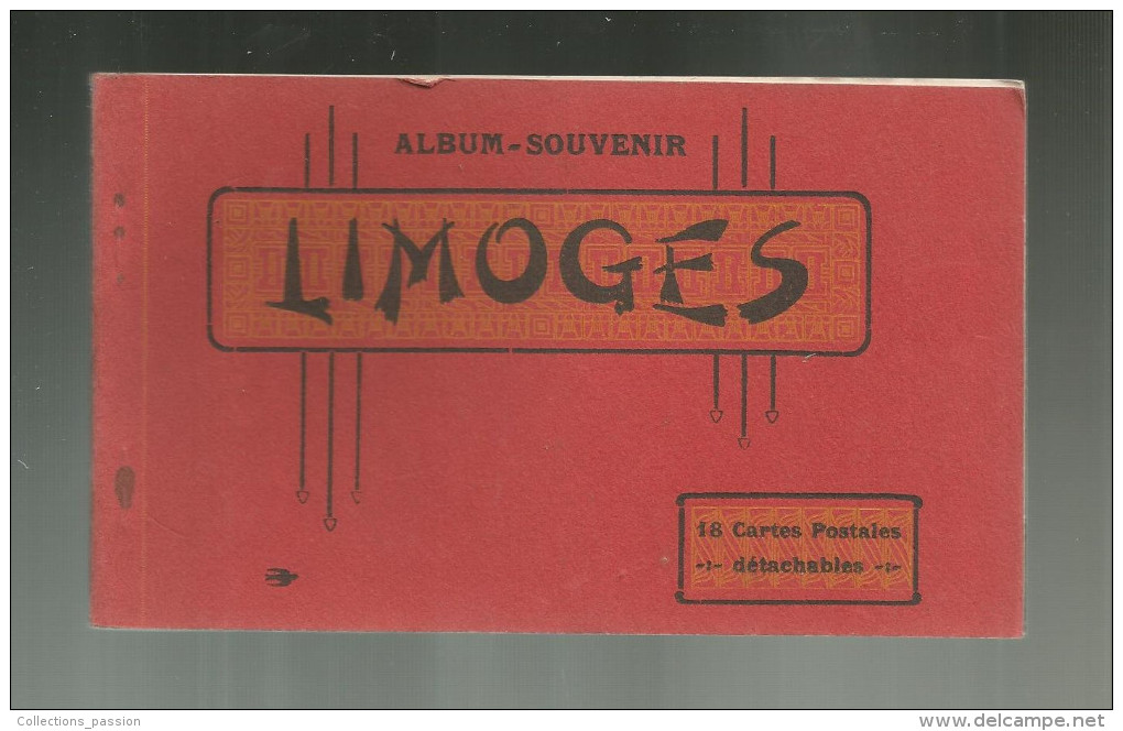 Cp , 87 , LIMOGES , Album Souvenir De 18 Cartes , RESTE 13 CARTES - Limoges