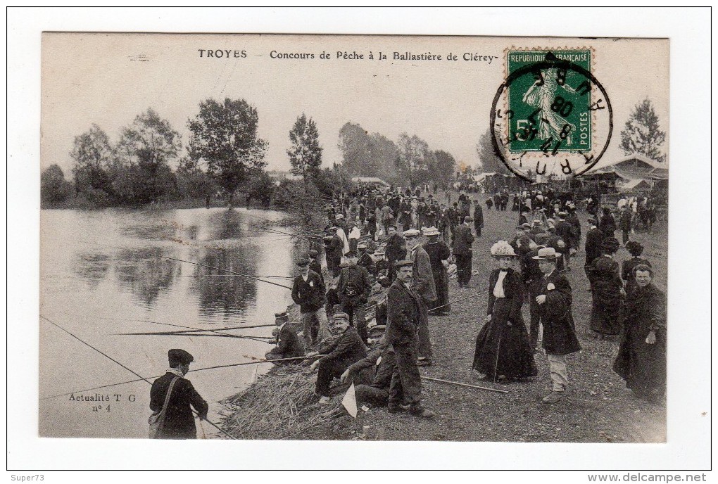 Troyes - Concours De Pêche à La Ballastière De Clérey , Belle Animation - 10 - - Troyes