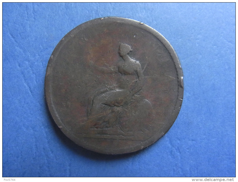 MONNAIE / ROYAUME-UNI / GRANDE-BRETAGNE / 1 PENNY / GEORGE III - C. 1 Penny