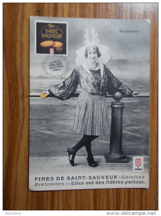 FINES DE SAINT-SAUVEUR  Galettes Bretonnes - Publicidad