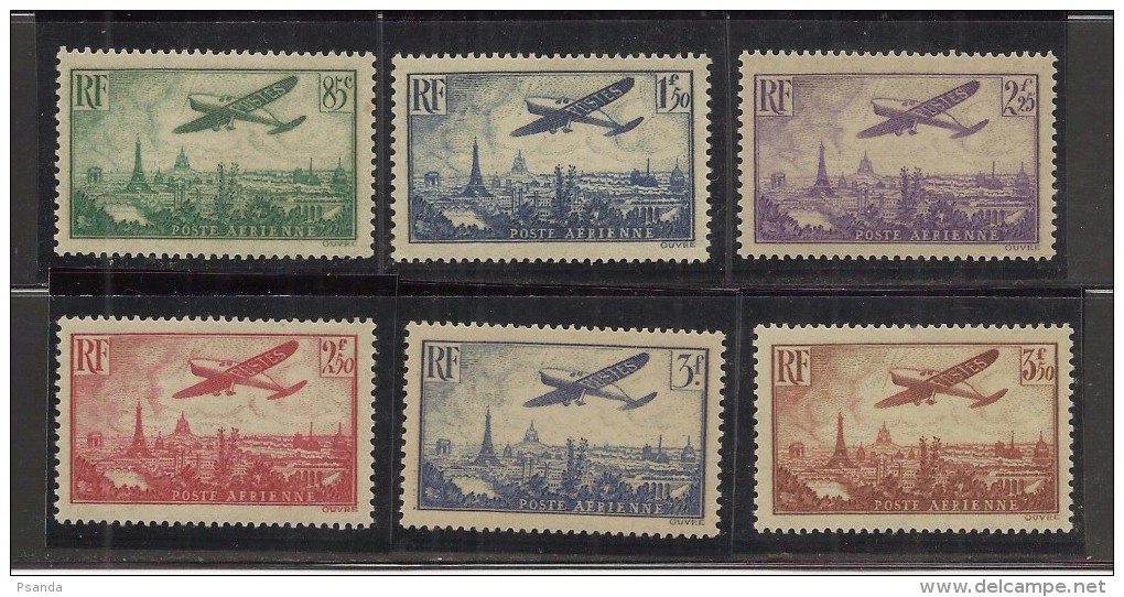 1936 - France - Mi. No. 305-310 MNH ** - Neufs