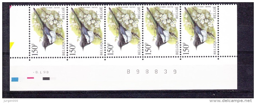 Drukdatum, Nr 2697P5b **, -8.I.98 B98839 - 1985-.. Oiseaux (Buzin)