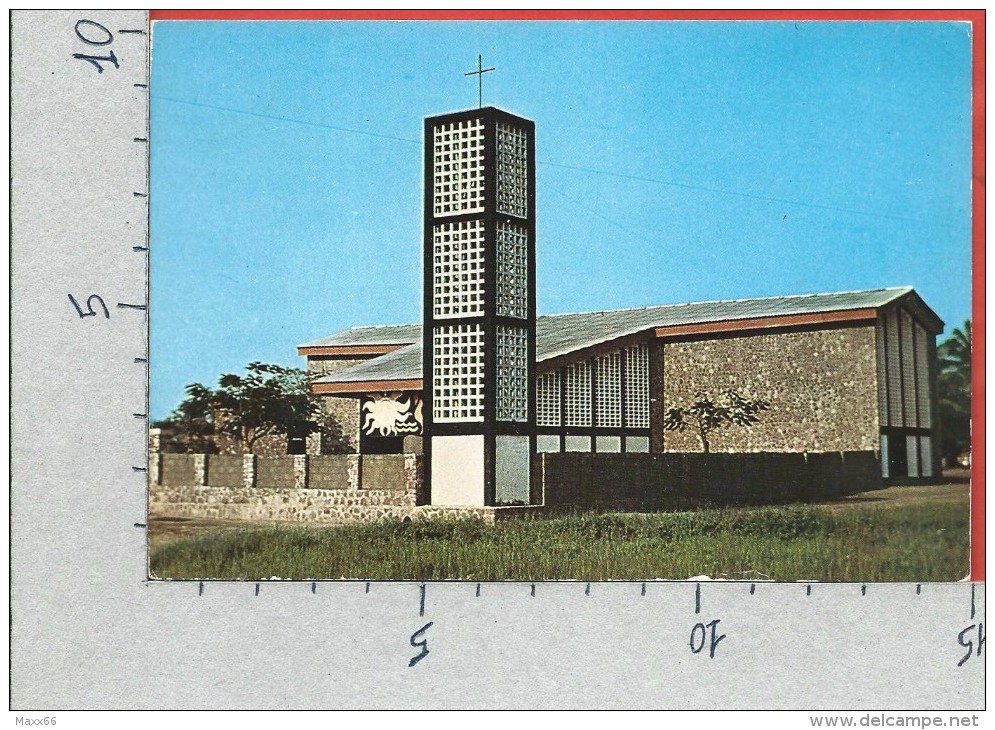 CARTOLINA NV ZAIRE CONGO - KINSHASA - Eglise Christ Roi - Chiesa Cristo Re - 10 X 15 - Kinshasa - Leopoldville