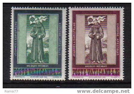 V59 - VATICANO 1956: San Giovanni Da Capestrano N. 214/215 *** - Unused Stamps