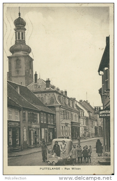 57 PUTTELANGE AUX LACS / Rue Wilson / CARTE RARE - Puttelange