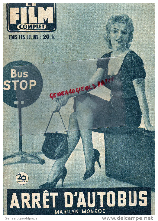 CINEMA- LE FILM COMPLET- ARRET D' AUTOBUS- MARILYN MONROE-N°613- 1957-GABY ANDREU-DON MURRAY-O'CONNELL-RARE - Cinéma