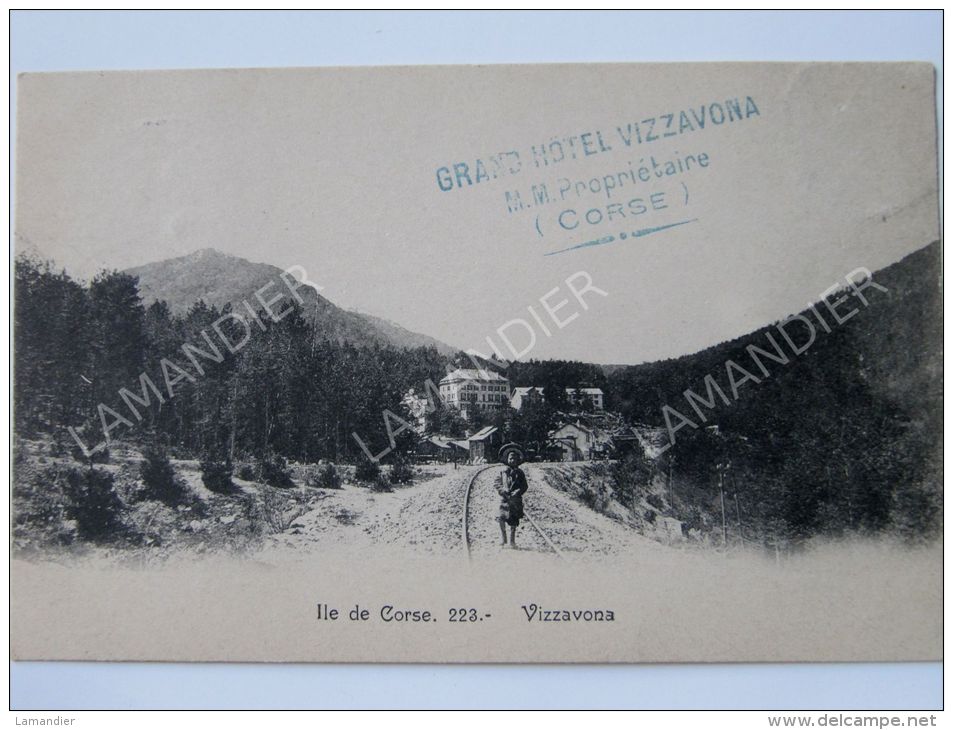 CPA - 2B - CORSE -VIZZAVONA - Grand Hotel - Autres & Non Classés