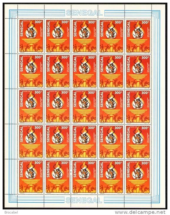 Senegal 0768/71** JO De Séoul - 4 Sheet S / Bogen / Feuilles De 25 -MNH Cote 200 - Sénégal (1960-...)