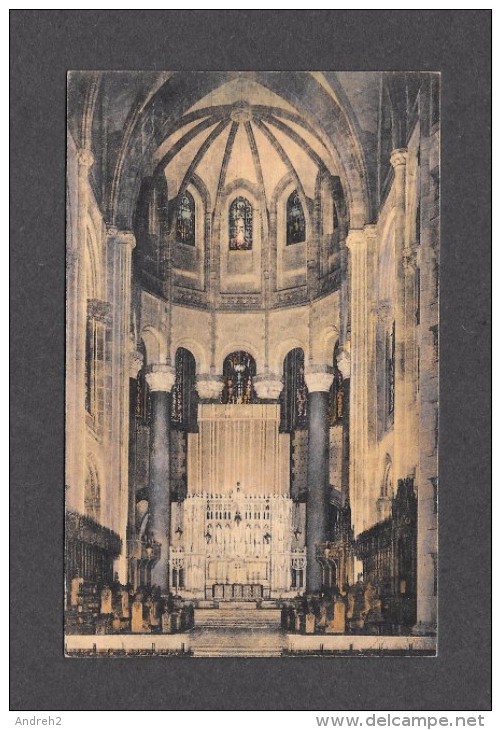 NEW YORK - THE CATHEDRAL OF ST JOHN THE DIVINE - THE CHOIR AND SANCTUARY - BY THE ALBERTYPE CO. - Kirchen