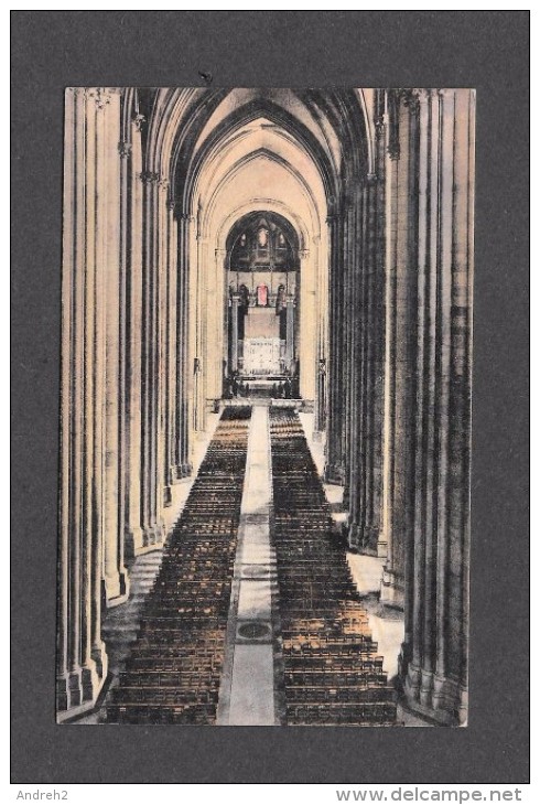 NEW YORK - THE CATHEDRAL OF ST JOHN THE DIVINE - THE HIGH ALTAR FROM THE GREAT BRONZE DOORS - BY THE ALBERTYPE CO. - Kirchen