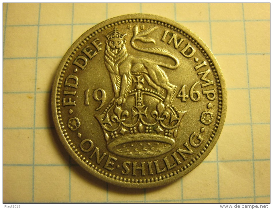 United Kingdom 1 Shilling 1946 (English) - I. 1 Shilling