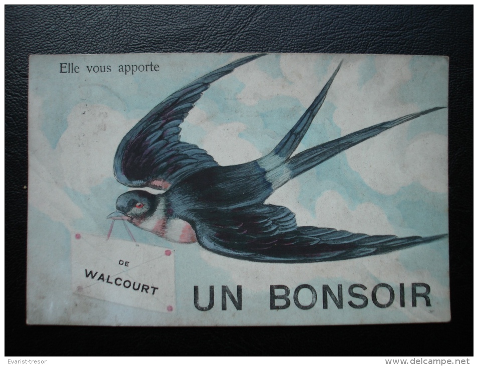 Cpa/pk Walcourt Elle Vous Apporte Un Bonsoir 1910 - Walcourt