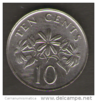 SINGAPORE 10 CENTS 1989 - Singapore