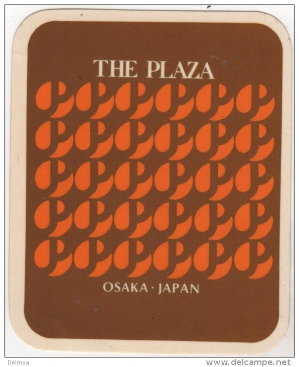 Etiquette Hôtel Autocollant The PLAZA OSAKA Japan - Hotel Labels