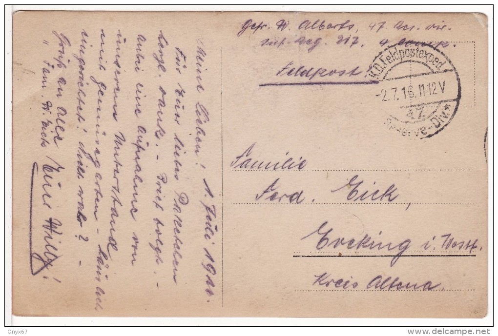Carte Postale Photo Militaire Allemand RUSSIE-RUSSLAND Cimetière-Friedhof-Casematte-Abri B 1-Abri-Guerre 14/18-Krieg - War Cemeteries
