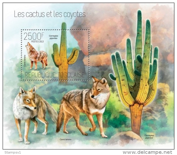 Togo. 2013 Cactus And Coyotes. (710b) - Cactus