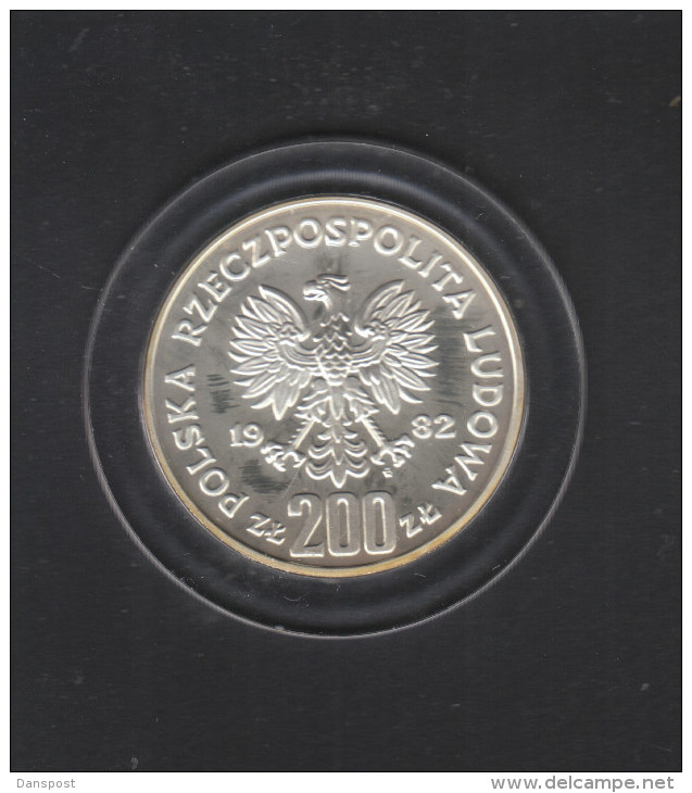 Poland 200 Zloty 1982 Silver Essay Probe - Poland