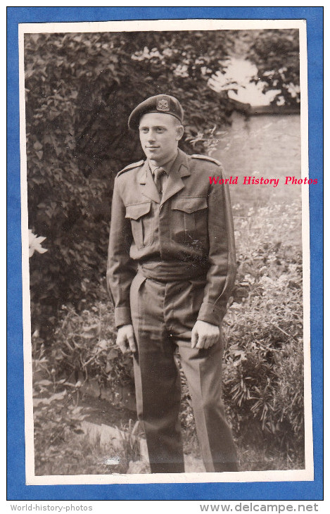 CPA Photo - BELGIQUE - Portrait D'un Militaire De L' Armée Belge - Voir Uniforme  Insigne Sur Béret - 1964 / 1965 - Other & Unclassified