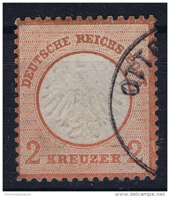 Deutsches Reich: Mi Nr 8  Gestempelt/used/obl.  Kleiner Brustschild - Usati