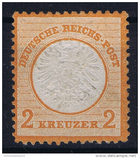 Deutsches Reich: Mi Nr 24 MNH/**/postfrisch Aber Regumiert Regummed  Signiert /signed/ Signé Grosser Brustschild - Ungebraucht