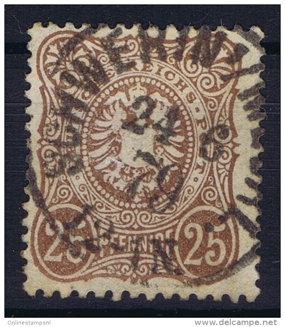 Deutsches Reich: Mi Nr 35 B  1875 - Usati