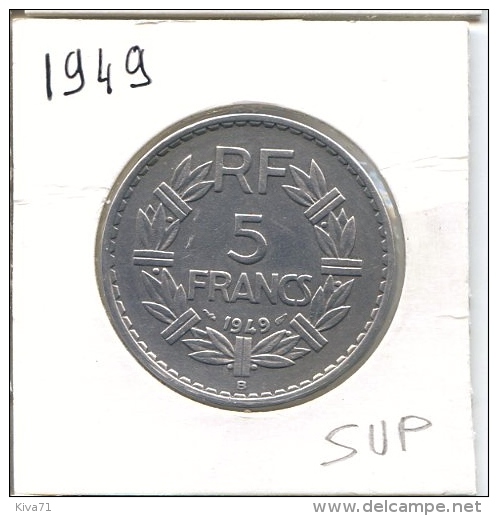 5 Francs   1949 B Alu TTB+ - 5 Francs