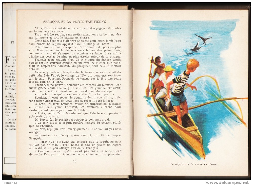 Thalie De Molènes - François Et La Petite Tahitienne - Idéal Bibliothèque N° 110/ Hachette - ( 1956 ) . - Ideal Bibliotheque