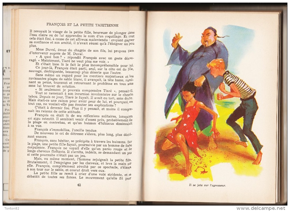 Thalie De Molènes - François Et La Petite Tahitienne - Idéal Bibliothèque N° 110/ Hachette - ( 1956 ) . - Ideal Bibliotheque