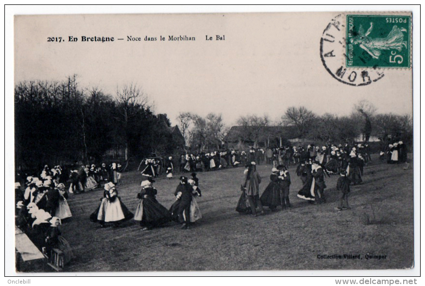 Morbihan Le Bal De La Noce 1910 état Superbe - Autres & Non Classés