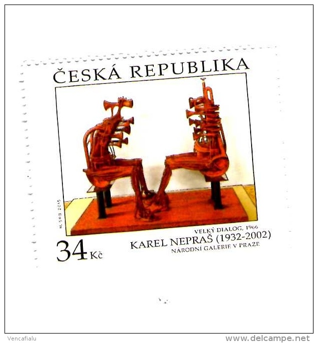 Year 2015 - Painting By Karel Nepras, 1 Stamp, MNH - Neufs