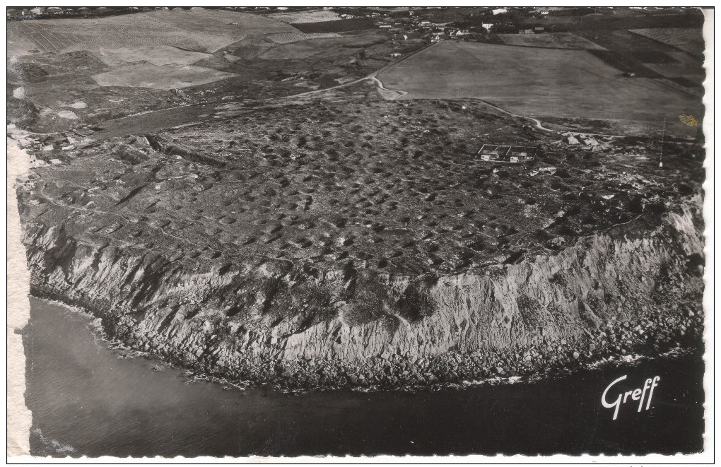 62A063 CPSM PF 62 - CAP GRIZ NEZ  VUE AERIENNE LES FALAISES DU CAP    1956 - Autres & Non Classés