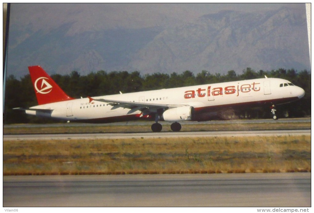 AIRBUS A 321 231   ATLASJET INTERNATIONAL   TC ETJ     EDITEUR  AVIMAGE - 1946-....: Moderne